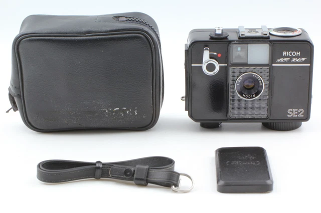 《 EXC+5 in case 》 Ricoh Auto Half SE2 Black film 35mm Camera from Japan