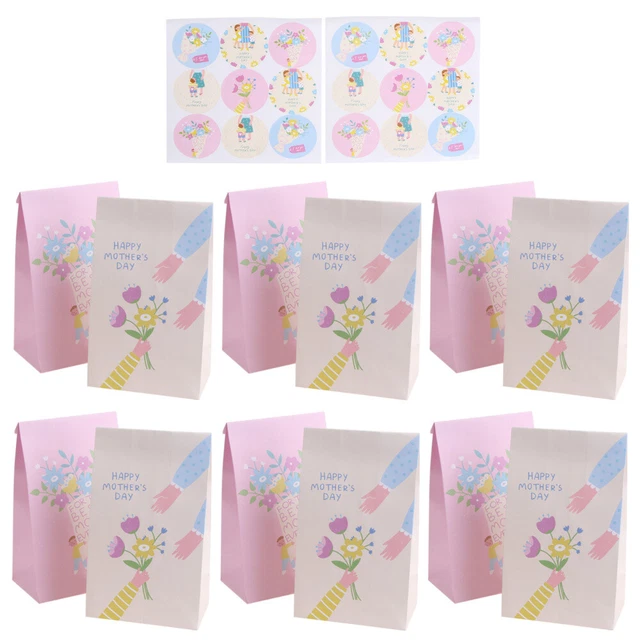 30 Pcs Bags Mother's Day Paper Bag Girl Gift Bag Wedding