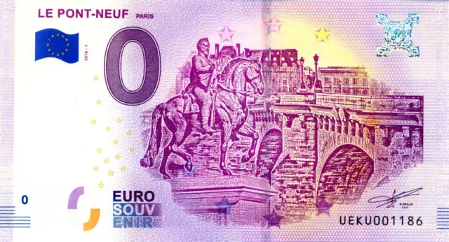 Album SAFE pour billets Euro Souvenir 2018, AVEC le "Pont-Neuf" 2018-1 3