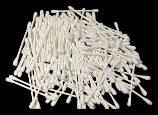 220 Cotton Buds Biodegradable Paper Ear Swab Makeup Eco Friendly Pack Cleaning