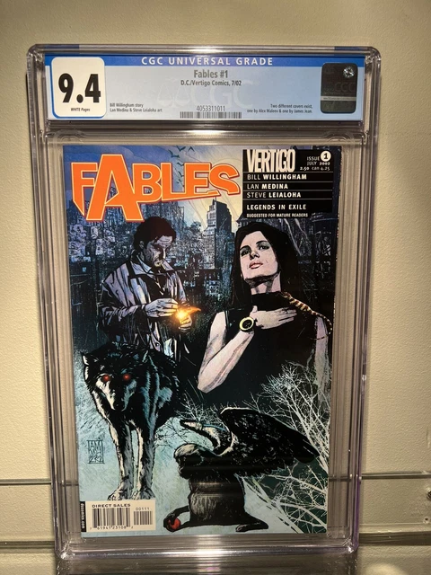 FABLES #1 DC / Vertigo Comics 7/02 variante Alex Maleev Bill Willingham ...