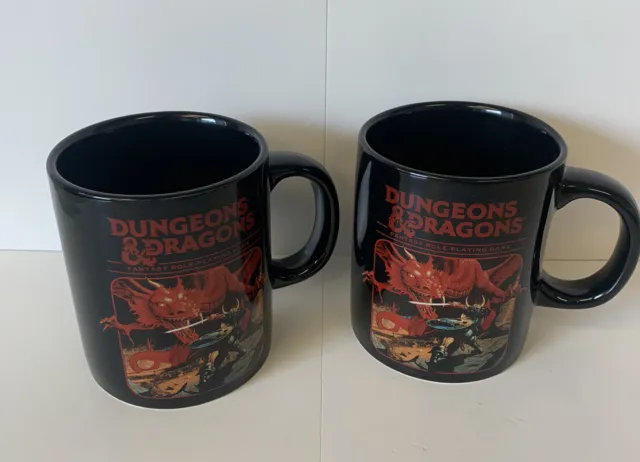 Set of 2~ Dungeons & Dragons Ceramic Mug ~16 oz~ Vandor