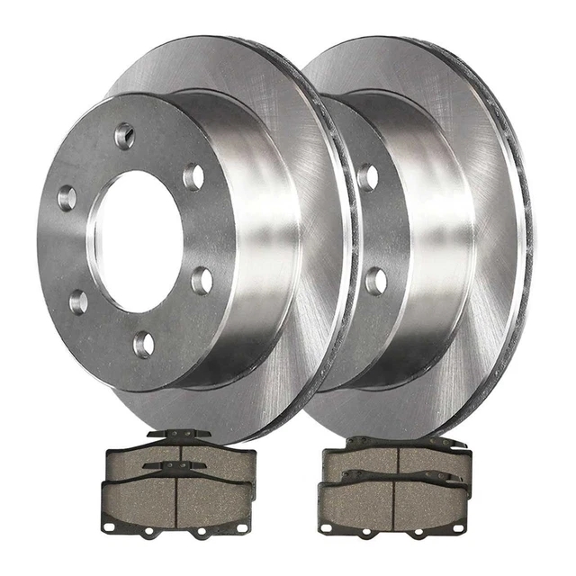 For 1995-1998 2004 Toyota Tacoma 1996-2002 4Runner Front Rotors and Ceramic Pads