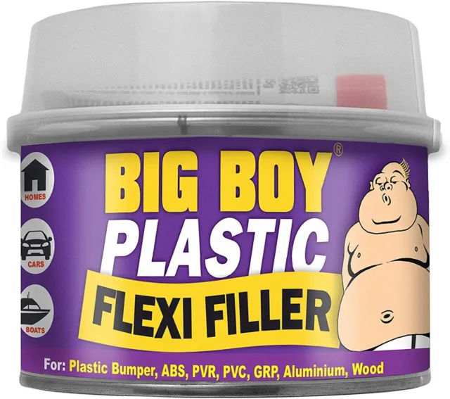 Riempitivo flessibile in plastica Big Boy per riparazione paraurti in plastica auto alluminio 250 ml