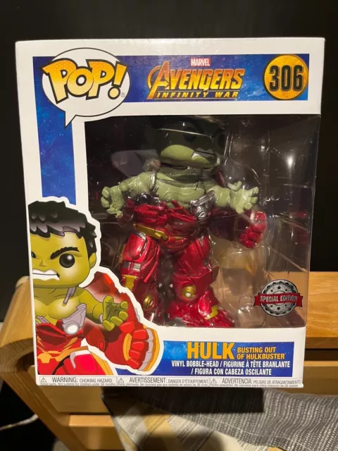 Funko POP! Marvel Hulk (Busting Out of Hulkbuster) Vinyl Figure