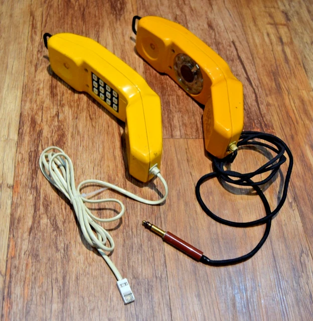 BT ENGINEERS TEST Phones X 2 (282 &284) Push Button And Rotary Retro ...