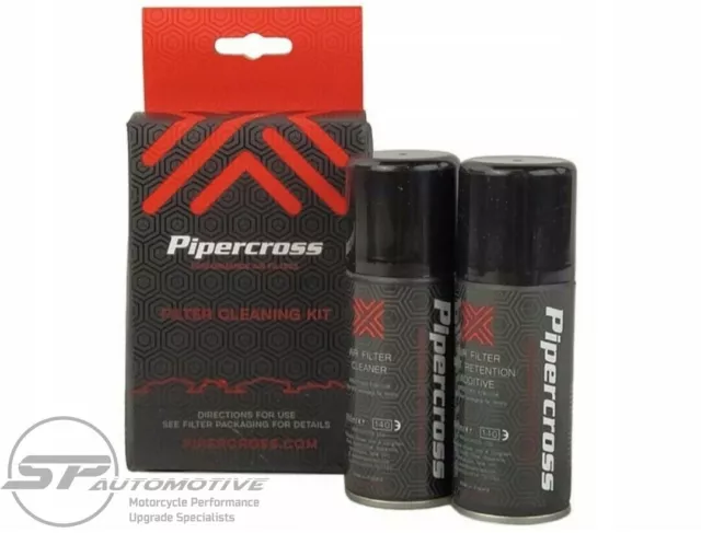 Pipercross C9000 Air Filter Cleaning Kit  Dirt Retention Oil & Cleaner Additive