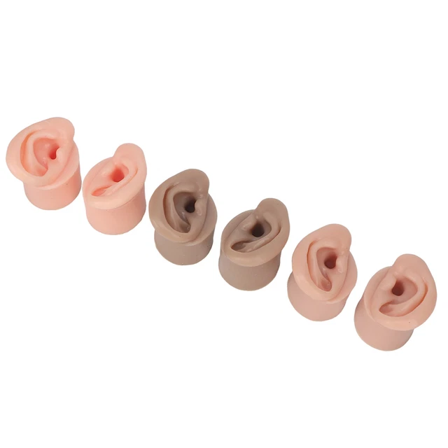 Modèle 'oreille En Silicone Souple Modèle 'affichage 'oreille 3 Paires De