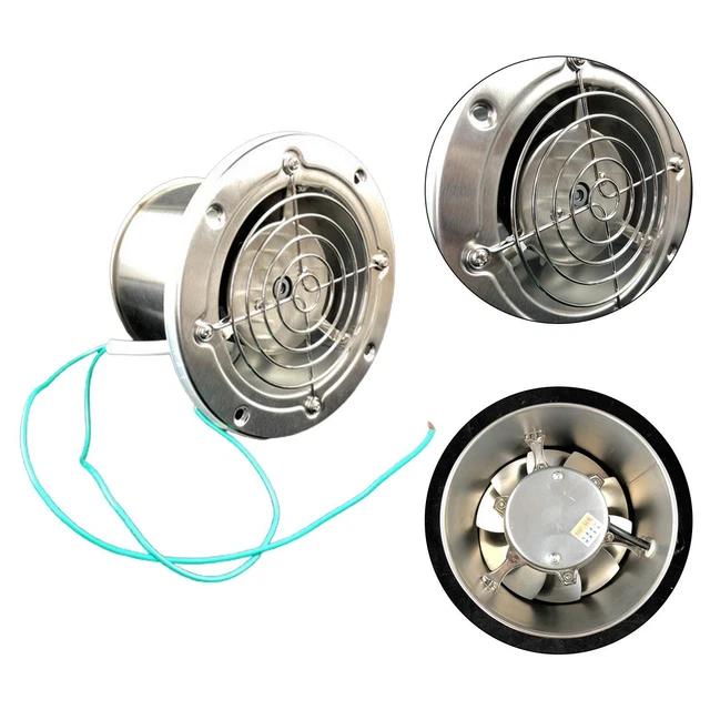 Ventilateur Extraction Air Champignon Blanc Pour Camping-Car - Capuchon Toit