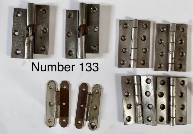 Selection Of Salvaged Hinges 8 In Total