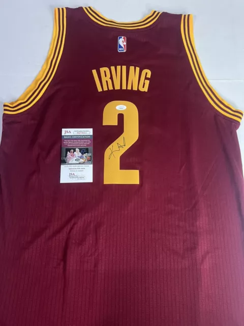 Kyrie Irving Autographed Cleveland Cavaliers signed NBA jersey - JSA COA!