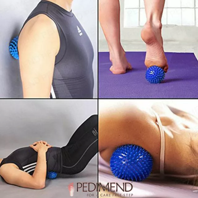 Pedimend Trigger Point Massage Ball Spiky PVC Roller Ball Pain Relief Pilates UK