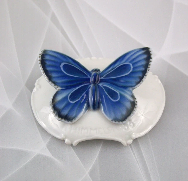 ROSENTHAL FIGUR &amp;BUNTER Schmetterling&amp;quot; Butterfly Himmelstoss Figure 1 ...