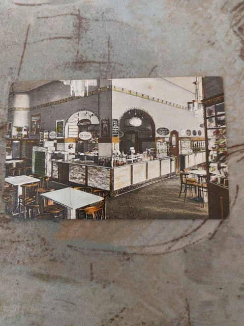 AK Gruß aus Dresden Palast Automat am Postplatz beschrieben Litho