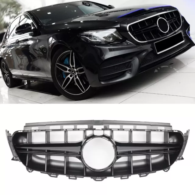 Sport Kühlergrill Grill Passt Für Mercedes W213 C238 E-Klasse Schwarz