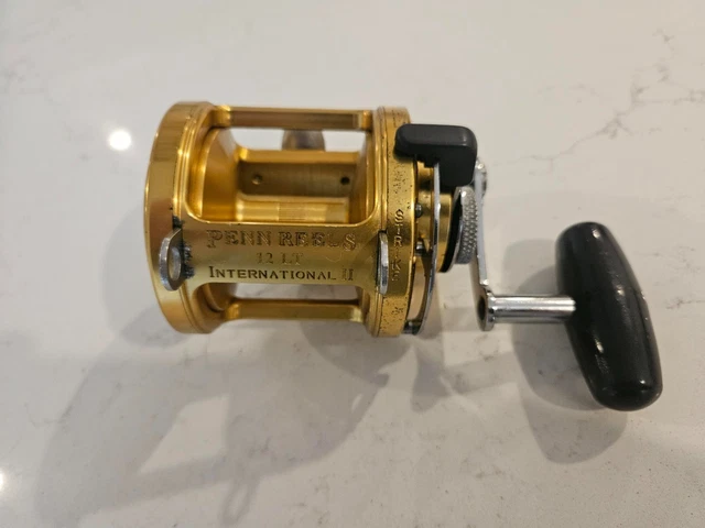 PENN INTERNATIONAL II Gold 12T Lever Drag Fishing Reel Great Reel
