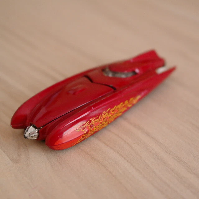 Hot Wheels 2006 #187 Wild Thing Die-Cast Car - Burgundy With Flames