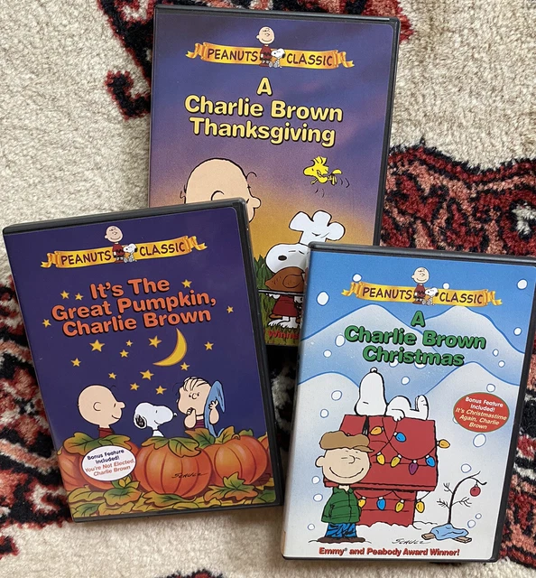 PEANUTS CLASSIC HOLIDAY Collection 3 DVD Set 2000 Charlie Brown 0.99