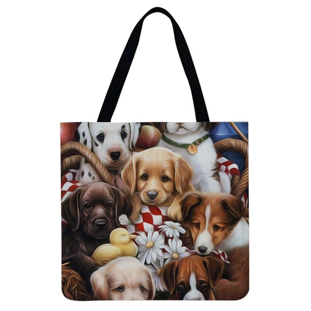 linen bag seven dogs FS2#