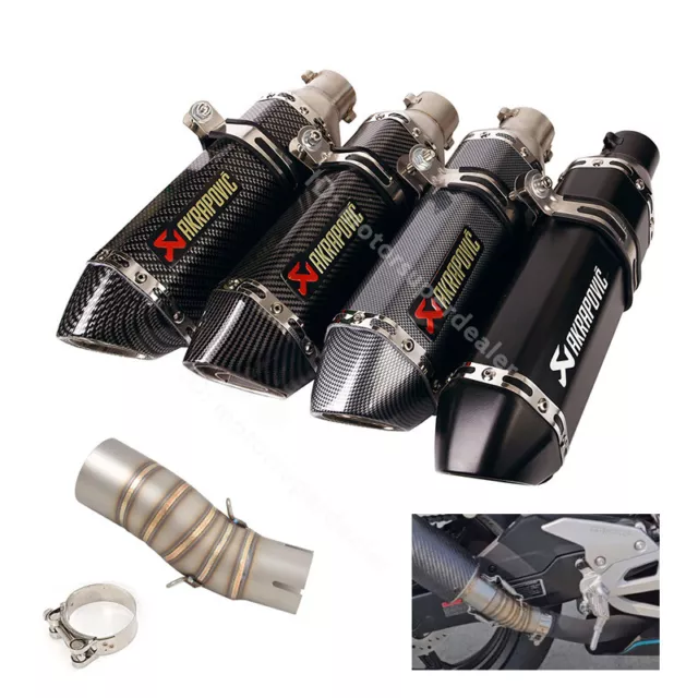 For CF-Moto 450SS 450SR 2022-2023 Slip on Muffler Exhaust Mid Tail Pipe System