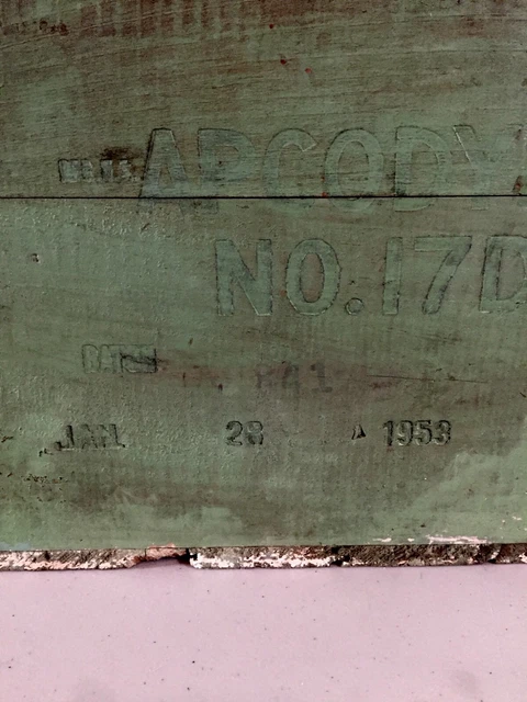 Atlas Powder Co Explosives Wood Crate Box, Use as a Rustic Wall Cabinet, Patina! 10