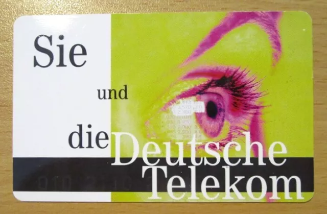 Telefonkarte ODS A 38 von 12.97 Auflage 22000 Wert 6 DM Sie und die Deutsche