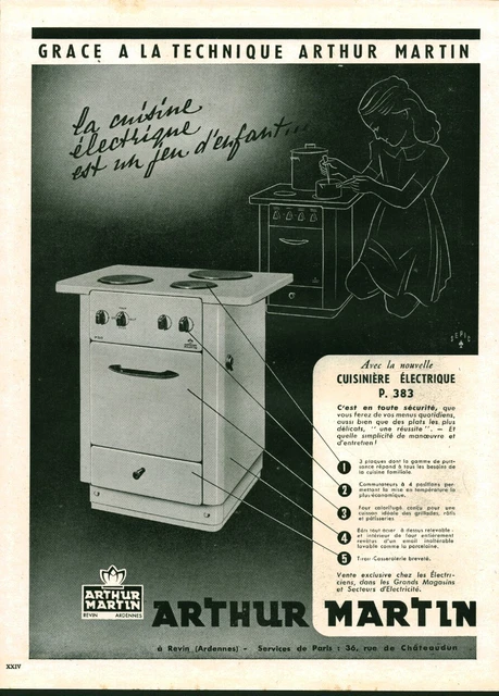 Cuisinire Arthur Martin Ancienne