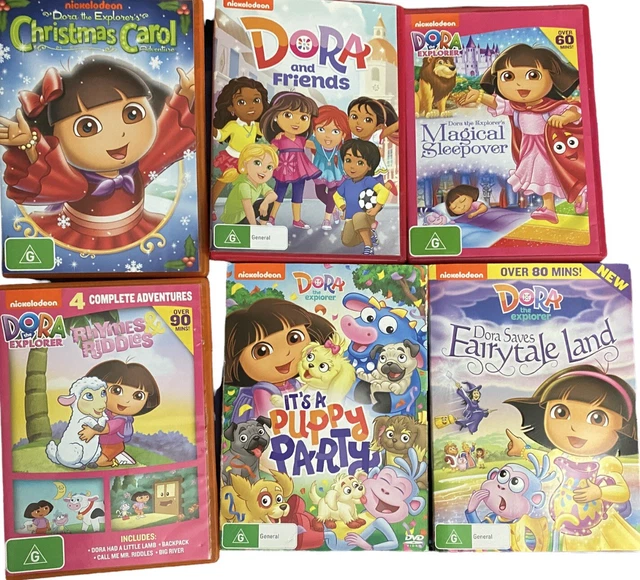 6 x dora the explorer dvd lot bulk collection dvd tv kids children s