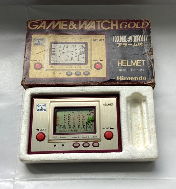 GAME&WATCH ヘルメット Nintendo HELMET CN-07 VINTAGE 1981 GAME & WATCH - HELMET CN-07 - LCD Game (Very Good