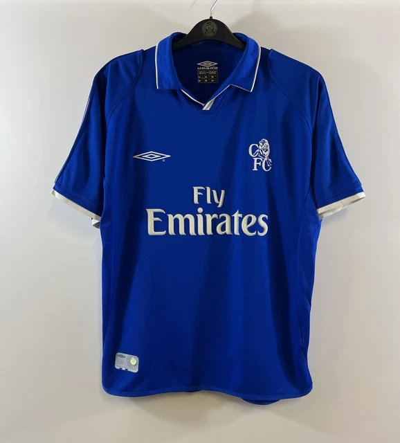 Maillot Chelsea Home 2005/06 – XXL – Drogba #15 – Umbro – Bleu
