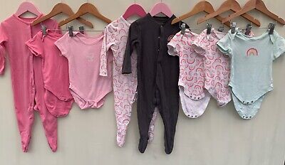 Girls bundle of clothes age 9-12 months primark <TH2642
