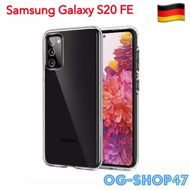 Samsung Galaxy S20 FE Schutzhülle Handy Hülle Cover Silikon Case Tasche TPU Klar