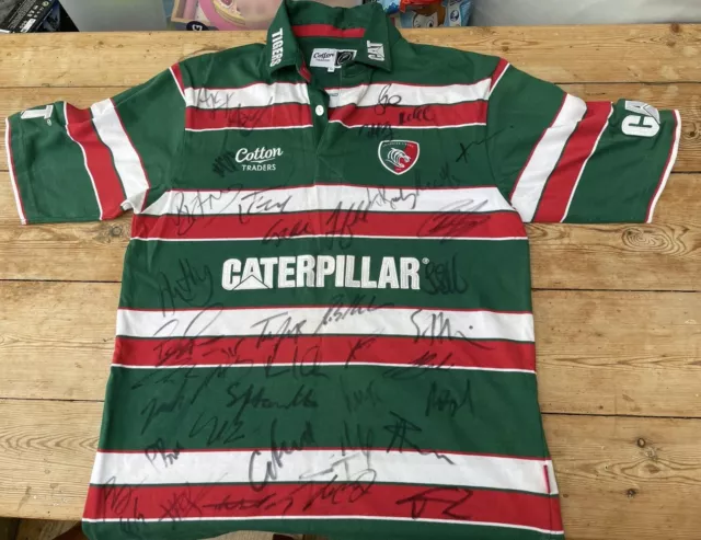 SIGNED Leicester Tigers Shirt