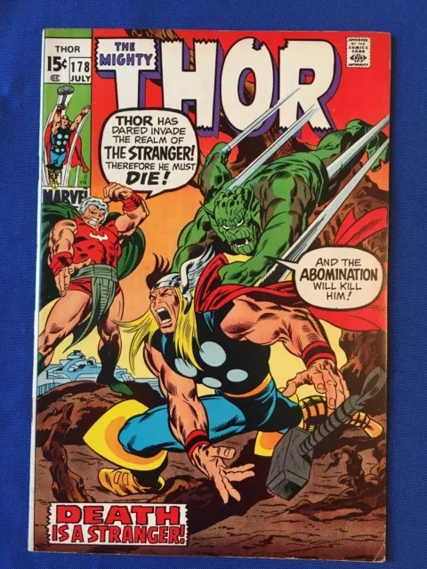 The Mighty Thor #178 FN/VFN (7.0) MARVEL ( Vol 1 1970) (2)