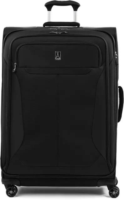 NWT NEW Travelpro Maxlite 5 Softside Expandable Black Luggage 4 Spinner 29"