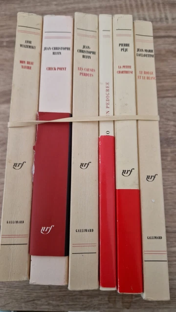 Lot De 6  Livres Nrf Gallimard