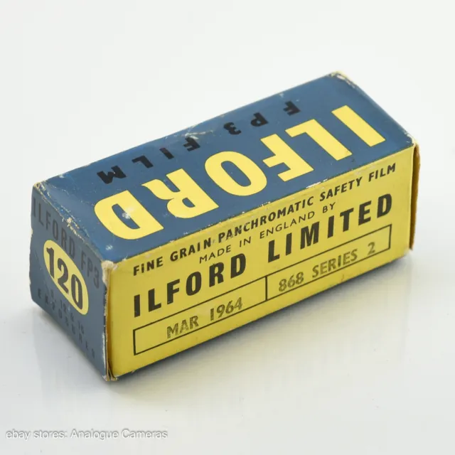 Ilford FP3 120 Film - Sealed Pack