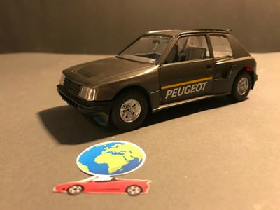 vintage automodello scala 1:24-1:25 Automodello CB.Car Peugeot 205 Turbo 16 