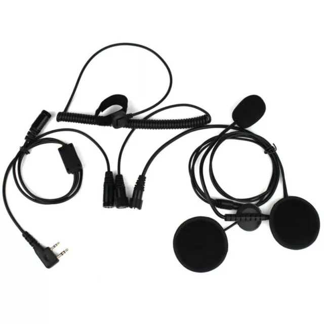 Microfono auricolare casco premium per BAOFENG qualità del suono chiara