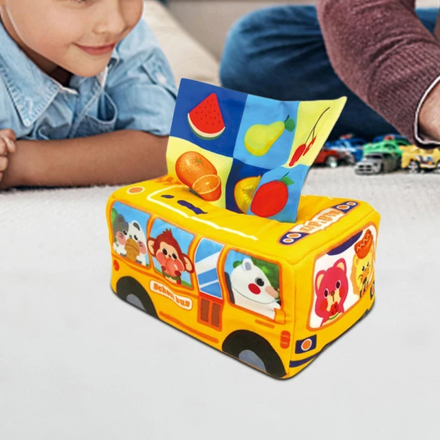 Baby Tissue Box Toy Manipulative Pull Tissues Activities for Infants