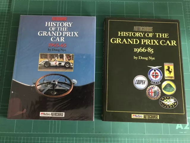 Autocourse History of the Grand Prix Car  1945-1965 & 1966-85 Doug Nye 2 Vol Set