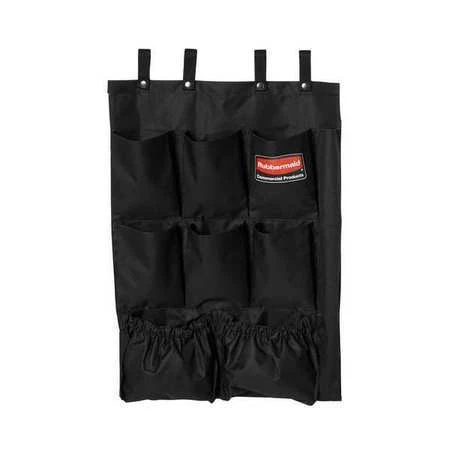 Rubbermaid Commercial Fg9t9000bla Pocket Bag,Black,Polyester