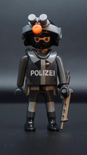 Playmobil Figur Mann Elite Polizist Polizei Swat Sek Gsg9 Nr. 10001