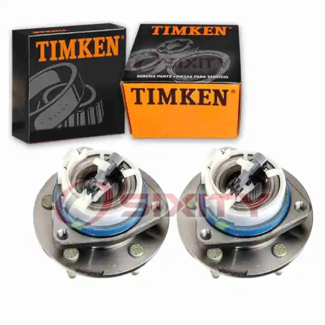 2 pc Timken 513179 Wheel Bearing Hub Assembly for H513179 BR930548K 951-061 bp
