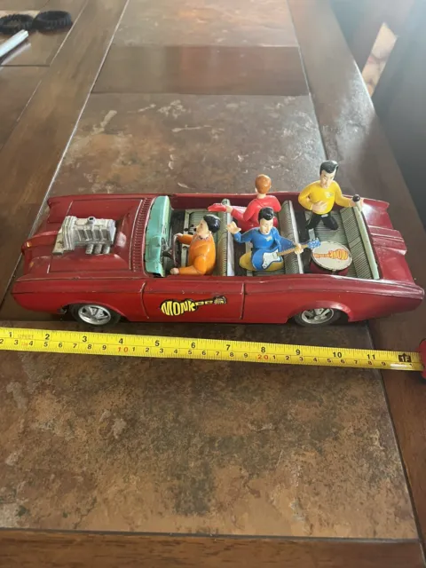 Aoshin JAPAN BATTERY OPERATED THE MONKEES FRICTION CAR MONKEE MOBILE