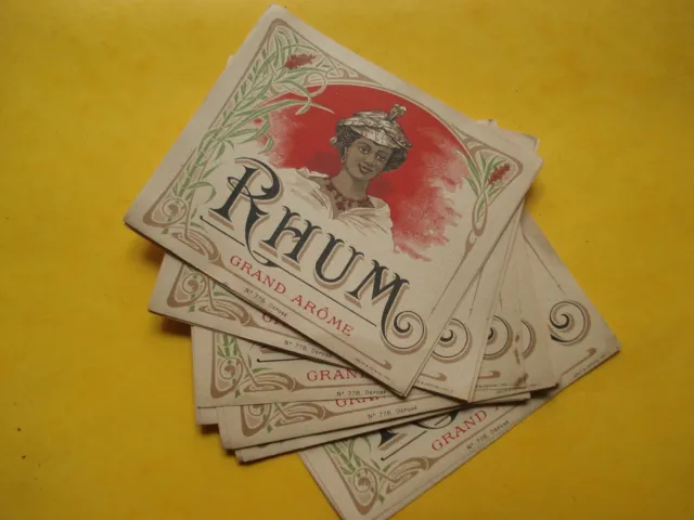Lotto Di 33 Etichette Da Rum Grand Aroma