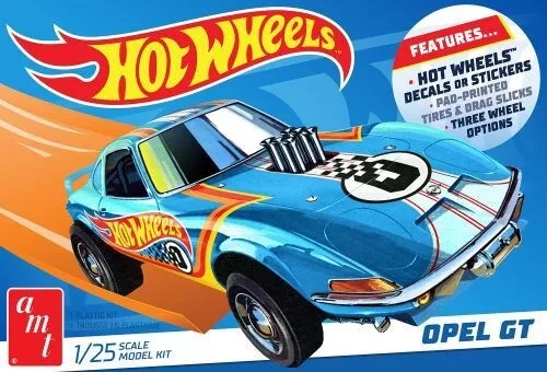 AMT Buick Opel Gt Hot Wheels 1:25 1303 Modèle Plastique Kit