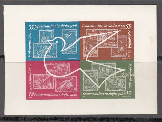 Rumänien - 54 1962 Kosmonautik Neue Ohne Briefmarkenfalz MNH
