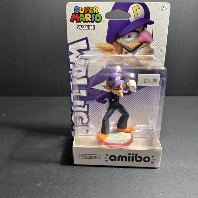 Amiibo Super Mario - Waluigi - Version Européenne - Neuf Sous Blister