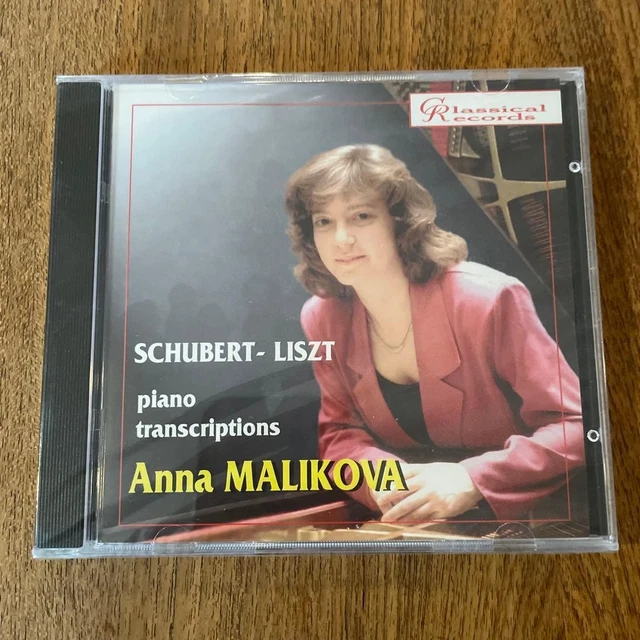 NEW CR-051 ANNA Malikova (Pf) Schubert/Liszt Lieder Masterpiece